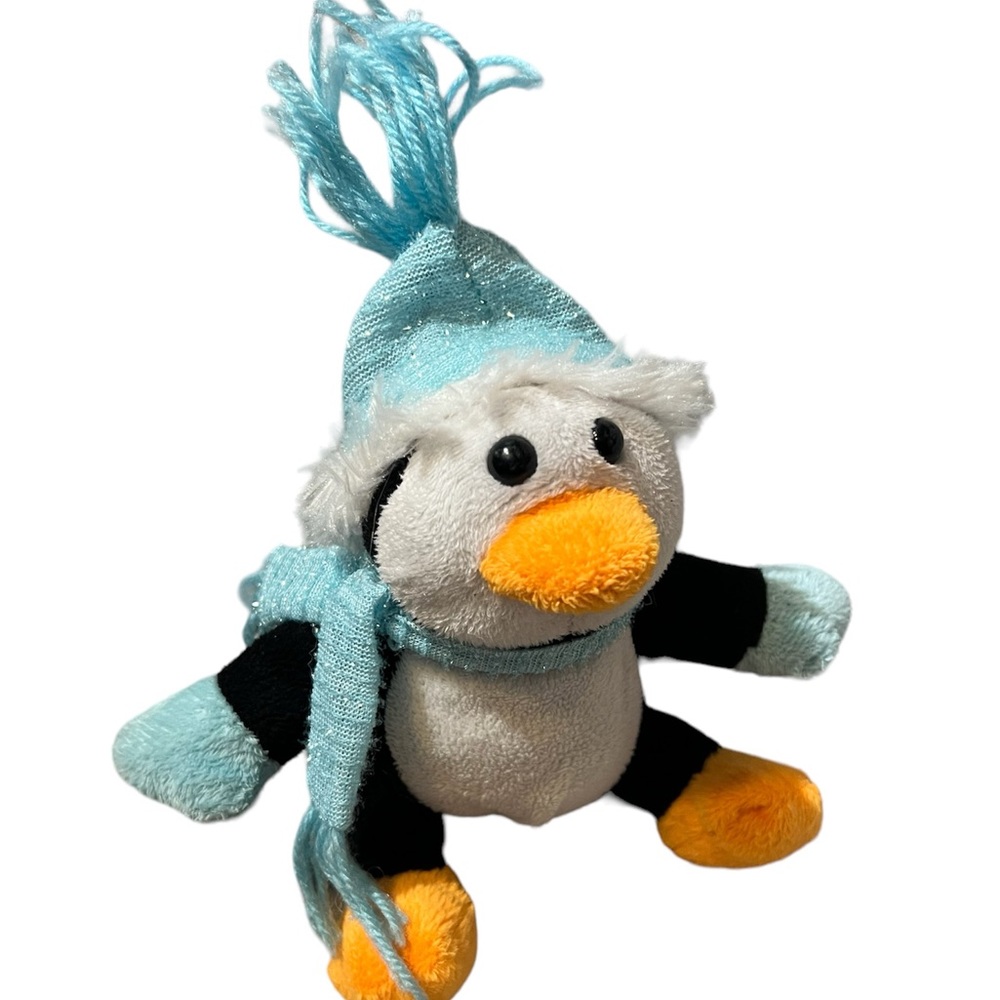 Plush Sparkle Holiday Penguin
